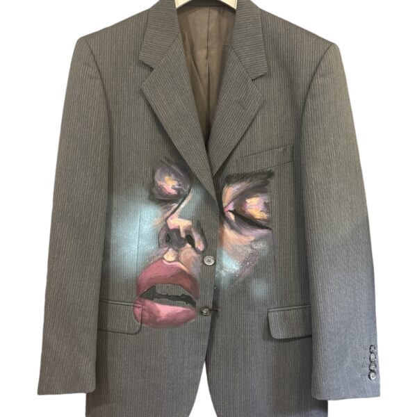 Blazer pintada oversize Zoe por encargo