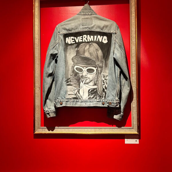 Kurt Cobain chaqueta pintada